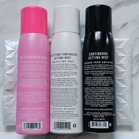 3 x MORPHE Setting Mist (2.8 oz. each) - Picture 2 of 4